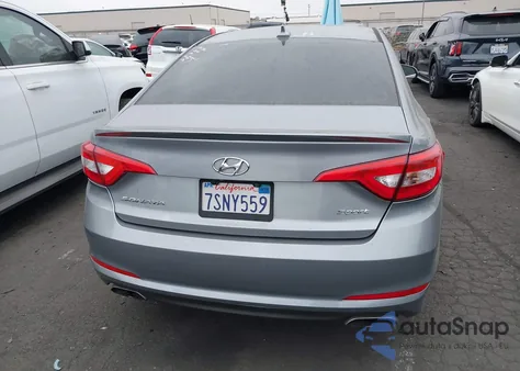 2016 Hyundai Sonata Sport from USA, damaged, VIN 5NPE34AF7GH381334